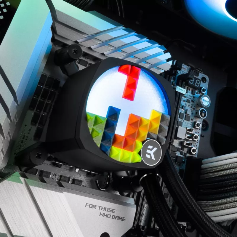 AIO asenduskate ek water blocks’ilt EK-Nucleus Creator Kit’ile