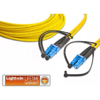 Lightwin kvaliteetne dupleks-kiudoptiline ühenduskaabel, SM, LC - LC kiudoptiline ühenduskaabel (LDP-09 LC-LC 0.25)
