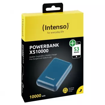 Intenso XS10000 liitiumpolümeer (LiPo) 10000 mAh petroolivärvi