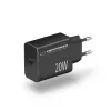 Võrgulaadija ESPERANZA EZC104K 20W must, USB-toiteadapter kaasaskantavatele seadmetele