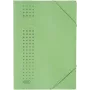 ELBA chic-elasticated folder cardboard, A4, Green (33470 GN) (33470 GN)