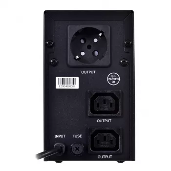 Gembird EG-UPS-034 katkematu toiteallikas (UPS) Line-Interactive 1500 VA 900 W 3 AC pistikupesa