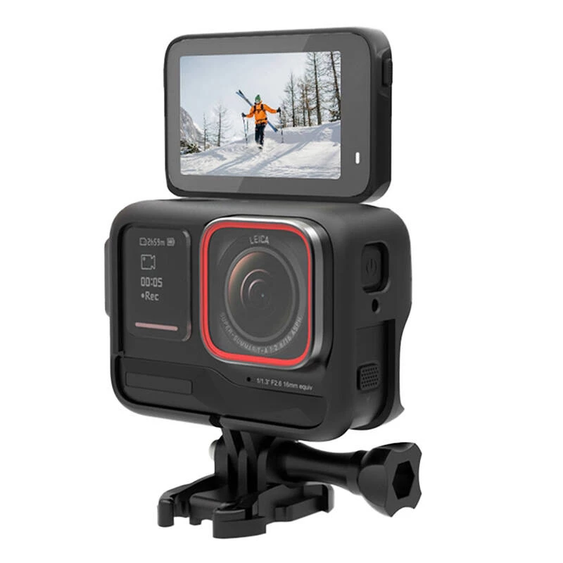 Plastikkorpus PULUZ Insta360 Ace Pro jaoks (must)