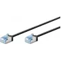 Goobay Ultra-Flexible CAT 6A patch-kaabel õhuke U/FTP Must - extra-short plug (74316)