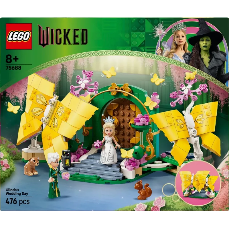 LEGO ehituskomplekt Wicked 75688 Glindani pulmapäev — temaatiline komplekt, mudel 75688