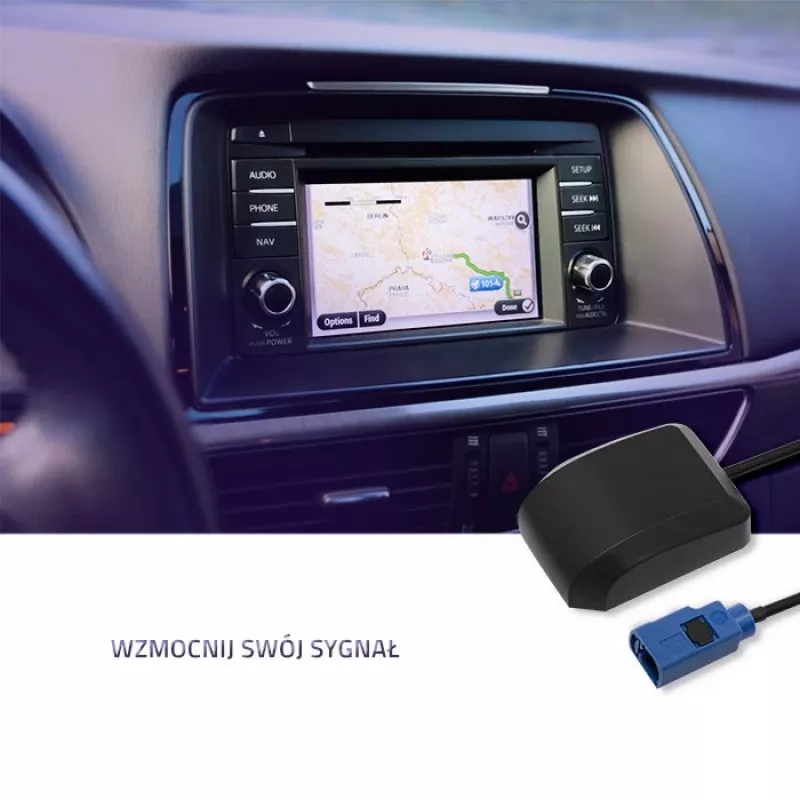 Väline GPS-antenn QOLTEC 57038 28 dBi — suure võimendusega väline antenn GPS-vastuvõtuks