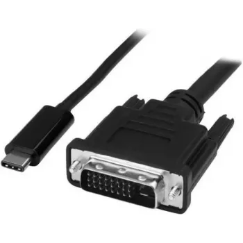 Microconnect USB3.1CDVI18B 1,8 m USB-C DVI-D must videokaabli adapter