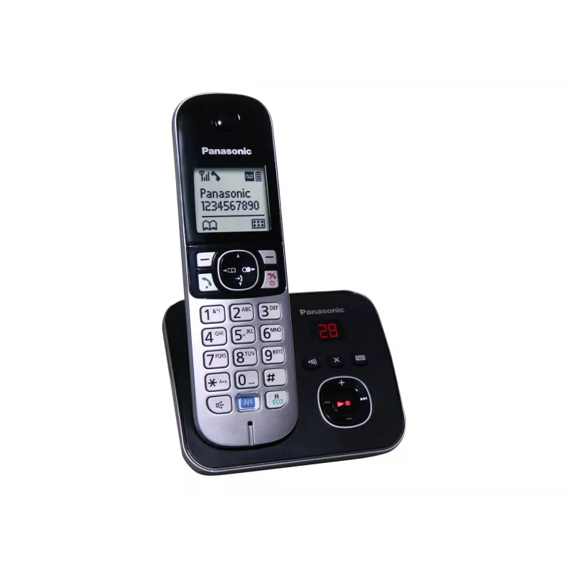 DECT-telefon Panasonic KX-TG6821GB Must