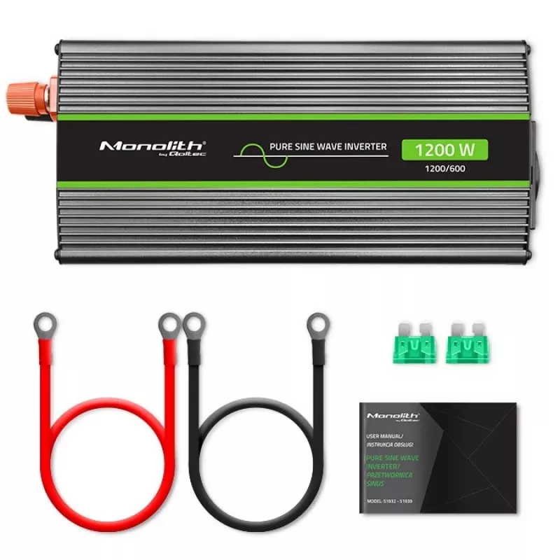 Autoinverter Qoltec Monolith 1200 W must 12 V