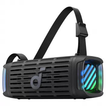 ANKER Soundcore Boom 3i must robustne väljas Bluetooth kõlar IP68 50W BassUp 16h mänguaeg valgusshow TWS-stereo