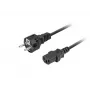 Toitekaabel LANBERG CEE 7/7 – C13 (C320) 1,8 m, sirge, must