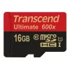Transcend microSDHC MLC 16GB Class 10 UHS-I 600x + SD-adapter