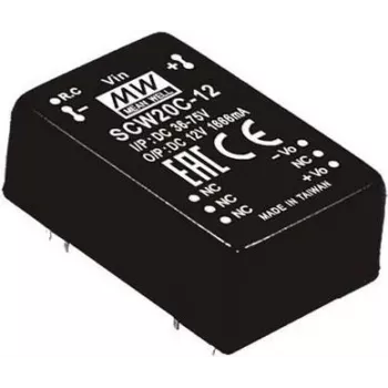 Toiteadapter MEAN WELL SCW20A-15 20 W 15 V RoHS