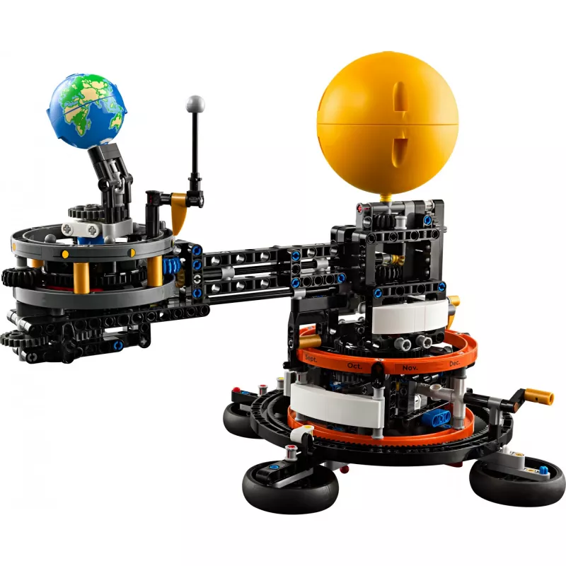 LEGO Technic Maa ja Kuu orbiidil kosmose mänguasjad lastele alates 10. eluaastast, päikesesüsteemi ehitusmänguasi planeetidega