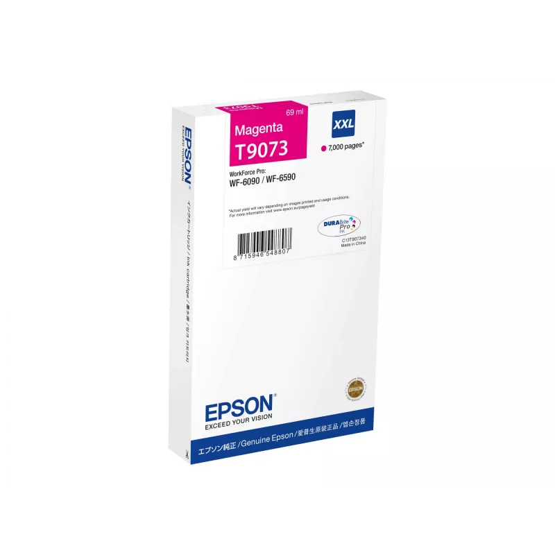 Epson C13T90734N originaal tindikassett, ülikõrge tootlikkusega magenta – kuni 7000 lehekülge