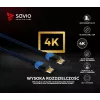 Savio GCL-02 HDMI-kaabel 1,8 m HDMI Type A (Standard) Must, Sinine