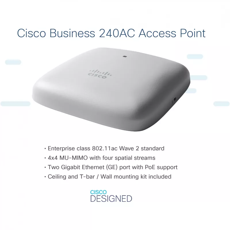 CISCO Business W240AC 802.11ac Wave 2 pöörduspunkt