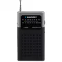 Kaasaskantav raadio BLAUPUNKT PR4BK — analoogne AM/FM, väline antenn, 0,3 W RMS, AA patarei (3 V), must