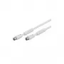 Wentronic 50725 koaksiaalkaabel valge