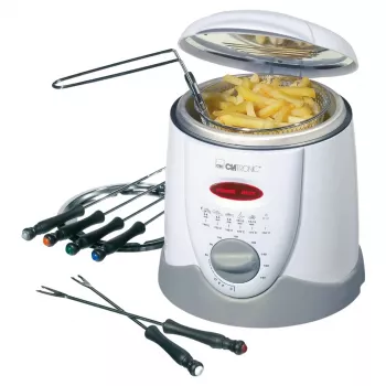 Clatronic FFR 2916 ühekordne 1 L eraldiseisev 900 W fritüür hall, valge