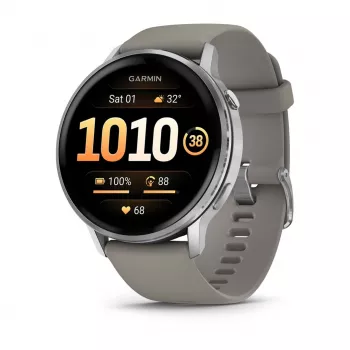 Nutikell Garmin Venu 4 1.4 tolli AMOLED GPS Wi-Fi 45mm hõbedane