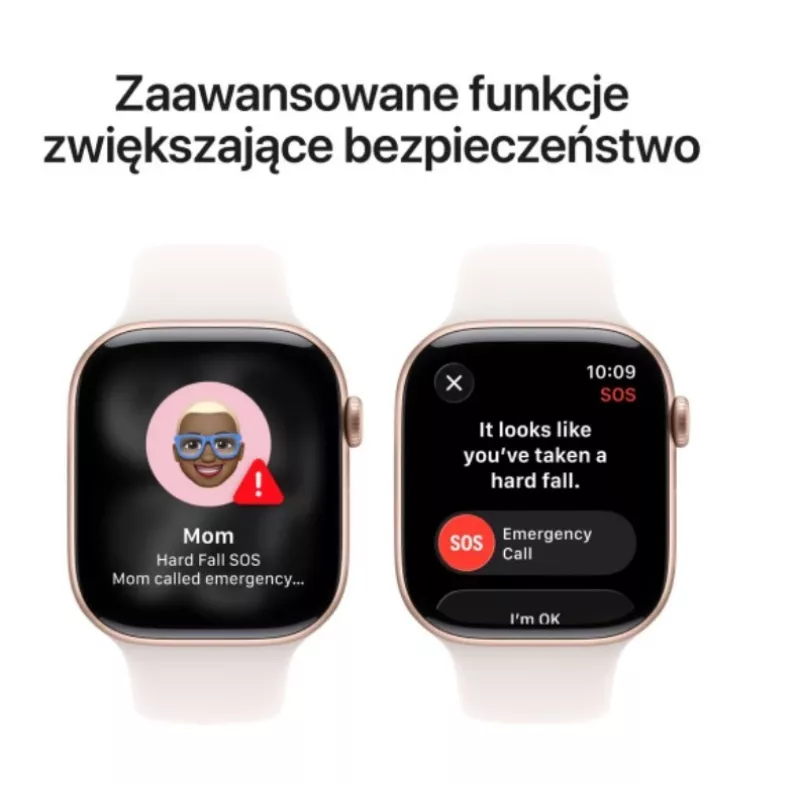 Apple Watch Series 11 GPS 46mm roosakuldne alumiiniumkorpus heleroosa sportrihmaga S/M