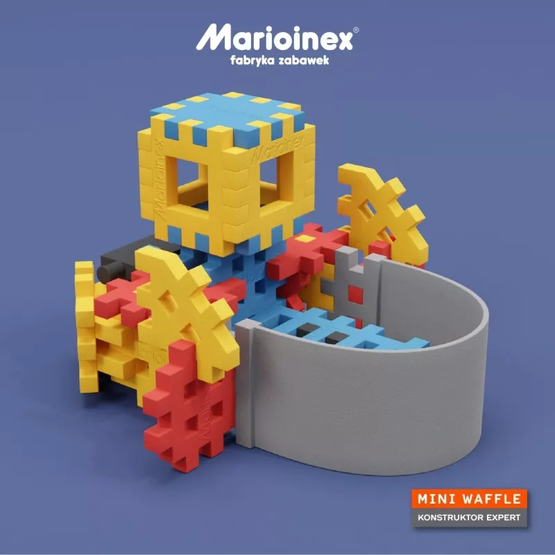 Mängukonstruktorikomplekt Marioinex Mini Waffle Constructor — 141 tk, mitmevärviline, vanusele 5+