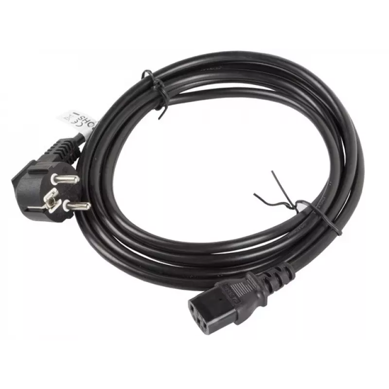 Lanberg CA-C13C-11CC-0030-BK Toitekaabel Must 3 M C13 ühendus CEE7/7 (CA-C13C-11CC-0030-BK)