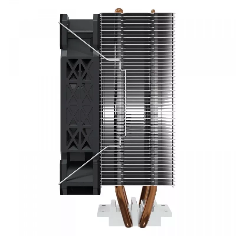 Jahutusradiaator SAVIO SAVGCOFROSTX2 120 mm must, 2 soojustoru, 800–1800 p/min, 4‑kontaktiline