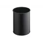 Jäätmemahuti ümar polüester teras must Durable 330101