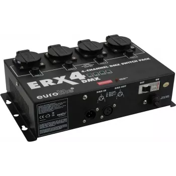 Valgustuse DMX-lülituspakk EUROLITE ERX-4 4-kanaliline 16A