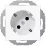 Jung SCHUKO-pistikupesa aws 16A 250V 45-kraadine A 520-45 KI WW (A520-45KIWW)