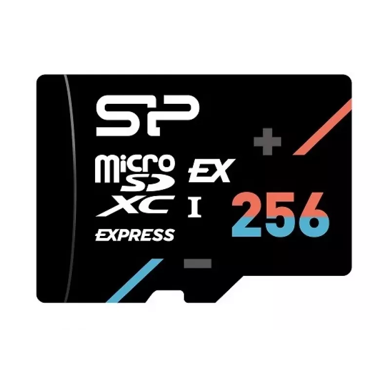 microSDXC-välkmälukaart Silicon Power Hypera 256 GB — Class 10, UHS-I U3, V30, A1, lugemiskiirus 880 MB/s, kirjutamiskiirus 700 MB/s