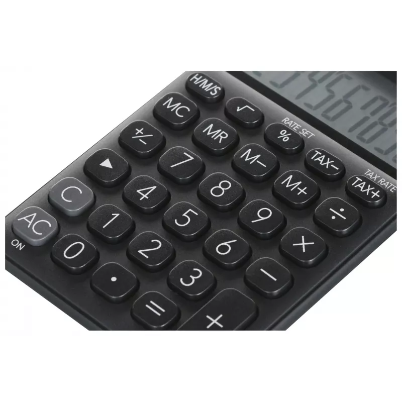 Baaskalkulaator CASIO SL-310UC-BK — 10-kohaline, aku/päikeseenergia, maksu- ja kasumifunktsioonid, taskuformaadis (70×118×8,4 mm), must