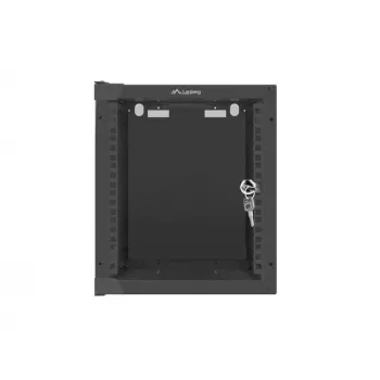 Seinale paigaldatav rack LANBERG WF10-2306-10B — 6U, 280×310×336 mm, sügavus 238 mm, must, kandevõime 20 kg