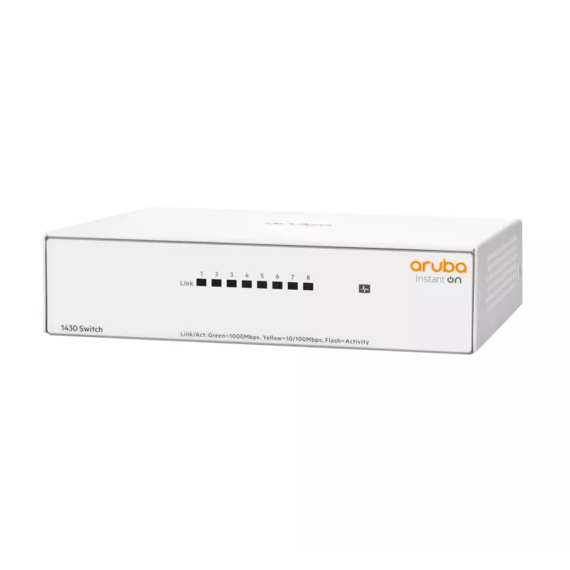 Haldamatu lüliti Aruba Instant On 1430 8G L2 Gigabit Ethernet 8 porti