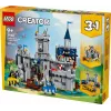 Ehitusmänguasi LEGO Creator 3-in-1 keskaegse rüütli lossi komplekt 31168 — 1371 tükki, 6 minifiguuri, vanusele 9+