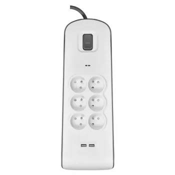 Liigpingekaitse Belkin BSV604ca2m valge 6 vahelduvvoolu pistikupesa 2 m