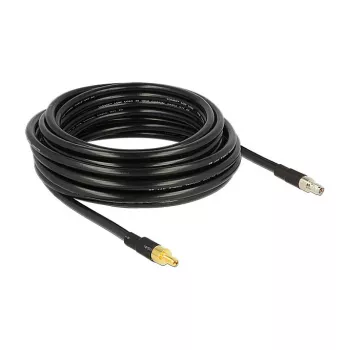 Koaksiaalkaabel DeLOCK 10m SMA/SMA CFD400 LLC400 Must