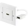 Wentronic Goobay HDMI™ seinaplaat - 1 x HDMI™ A-pistikupesa > 1 x HDMI™ A-pistikupesa (51722)
