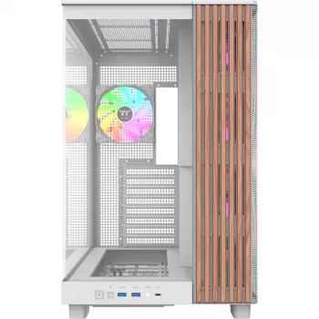 Arvutikorpus Thermaltake View 380 XL WS ARGB Snow Valge — Midi Tower, ATX tugi, aknaga