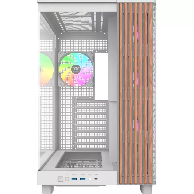 Arvutikorpus Thermaltake View 380 XL WS ARGB Snow Valge — Midi Tower, ATX tugi, aknaga