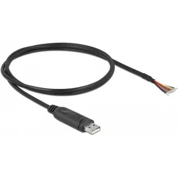 Delock - Jadamuundur - USB2.0 - RS-232 - Must (90524)
