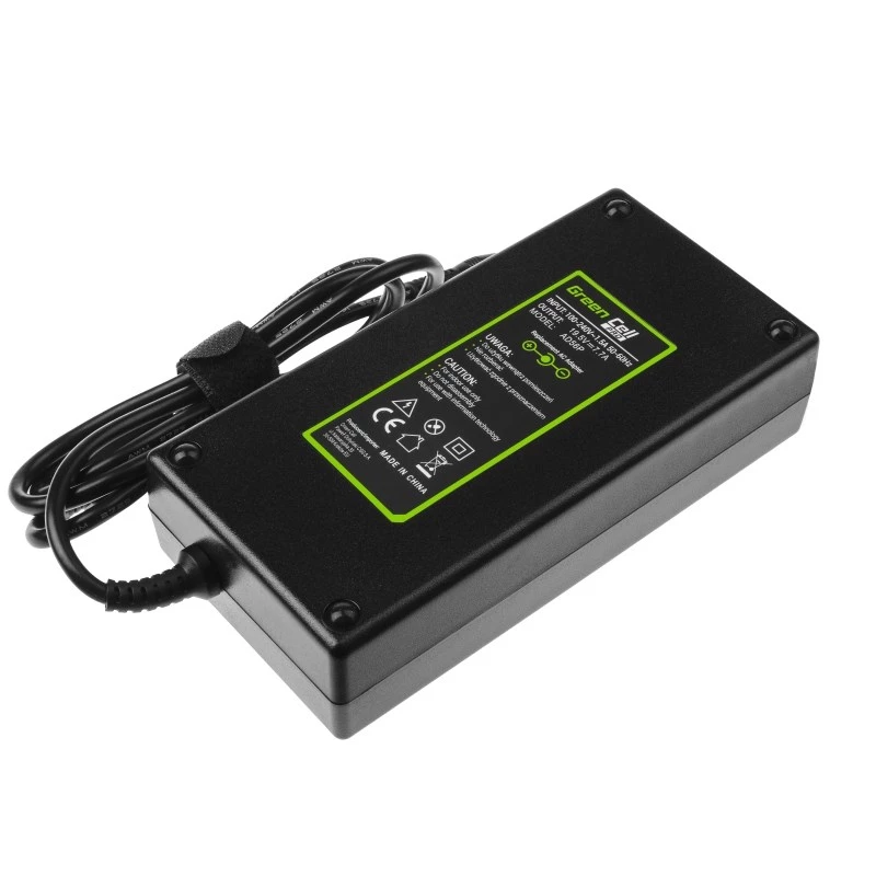 Toiteadapter Green Cell AD56P 150W 19.5V 7.7A ASUS sülearvutitele, siseruumides, must