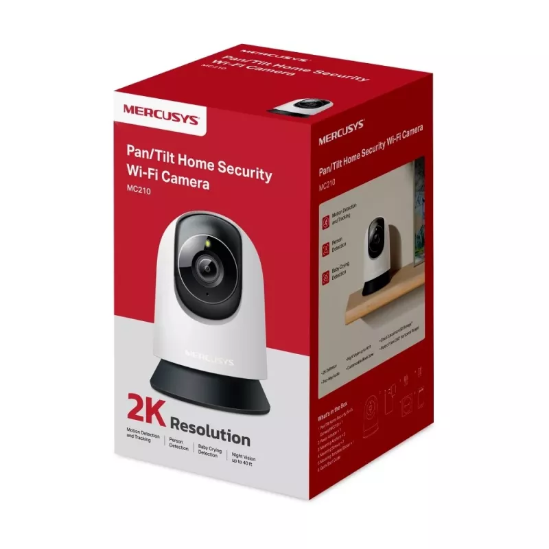 Kodune turvakaamera TP-LINK MC210 Pan/Tilt Wi‑Fi 1080p Öine nägemine