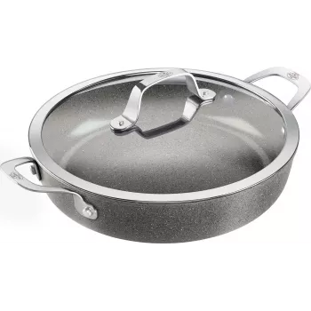 Serveerimispann Ballarini SALINA 28 cm keraamilise katte ja klaaskaanega