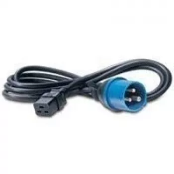 Toitekaabel Bachmann 346.112 must sinine 3 m IEC 309 C19