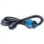 Toitekaabel Bachmann 346.112 must sinine 3 m IEC 309 C19