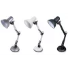 Laualamp ESPERANZA AVIOR E27 12W LED, must, reguleeritava kõrgusega, painduv vars, E27 pesa