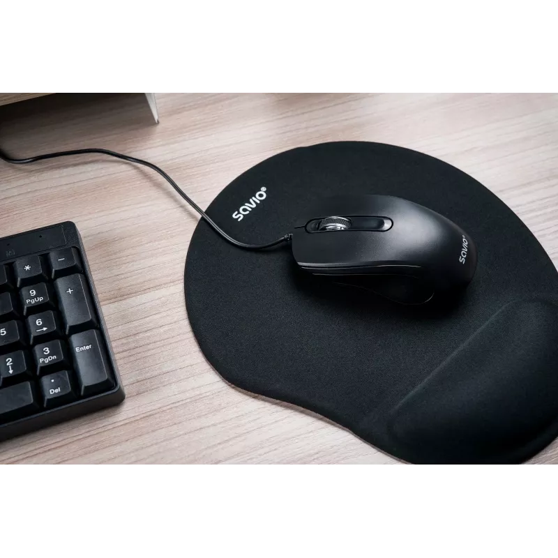 Savio KB-01 klaviatuur Kodu/Kontor USB QWERTY USA inglise must